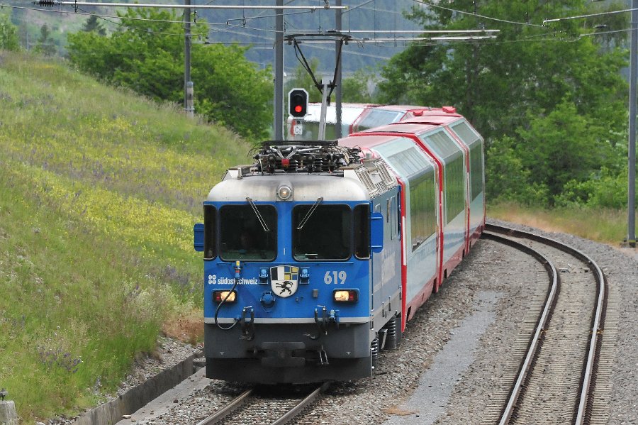 RhB Glacier Express, Allegra Triebwagen und andere (3)